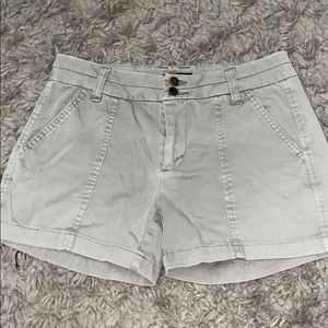 Sage green shorts